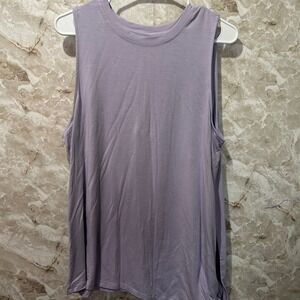 Avia Purple Tank Top Sleeveless Tie Detail Athletic Casual‎ XL/XG